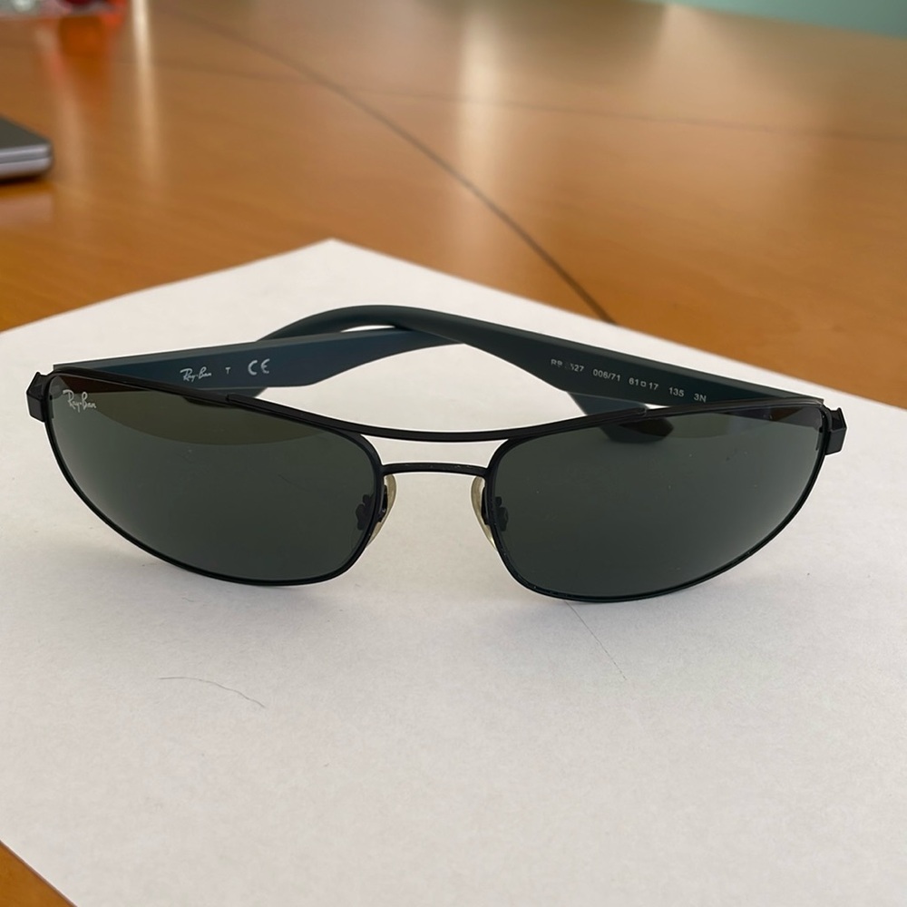 Ray-Ban RB 3257 matte gun metal sunglasses.  Unisex